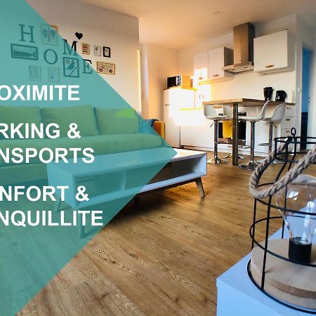 Charmant Appartement 1-4 Personnes, Proche Centre Avec Parking Нант Екстериор снимка