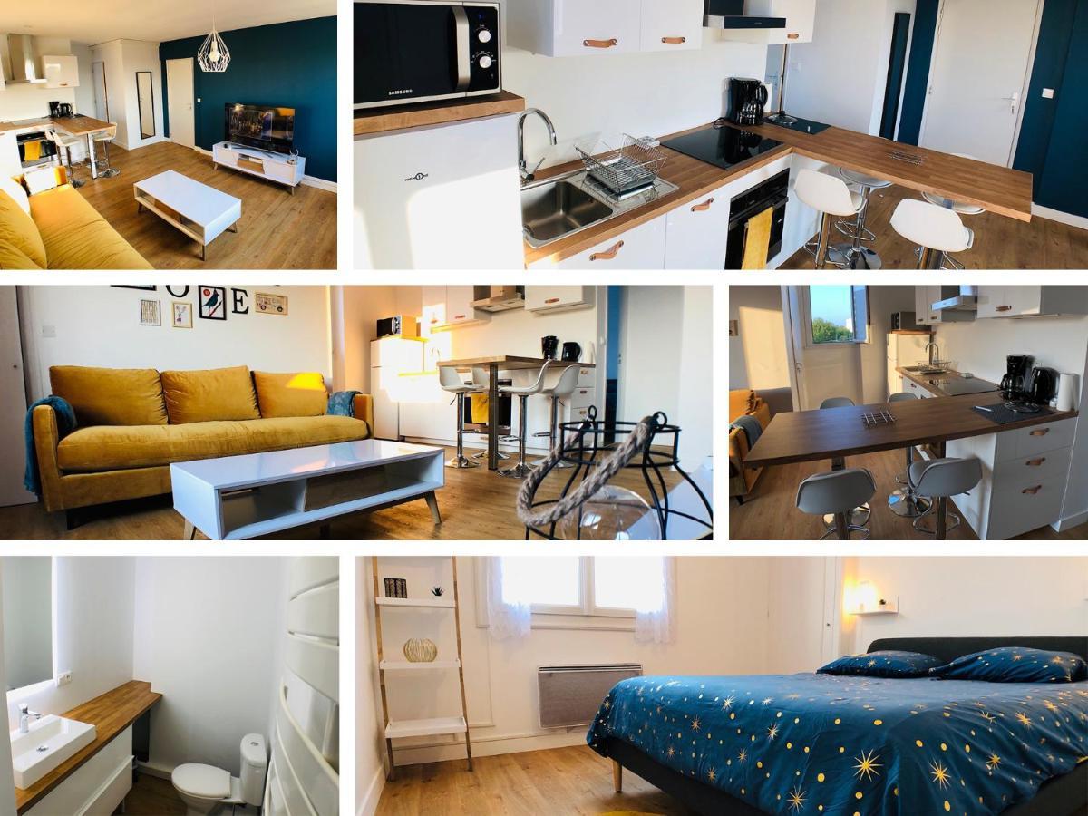 Charmant Appartement 1-4 Personnes, Proche Centre Avec Parking Нант Екстериор снимка