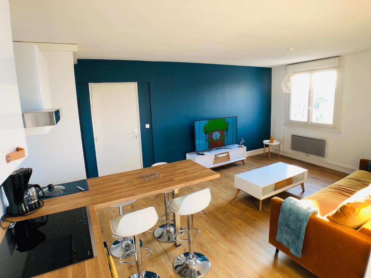 Charmant Appartement 1-4 Personnes, Proche Centre Avec Parking Нант Екстериор снимка